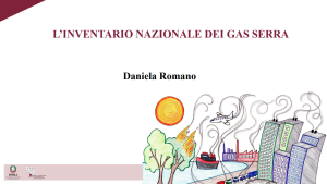 Copertina - L'inventario nazionale dei gas serra